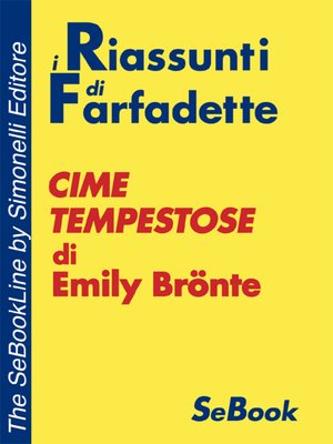 cover image of Cime Tempestose di Emily Brontë - RIASSUNTO